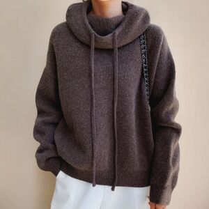 Audrey & Jane -  Eva Drawstring Knit Sweater